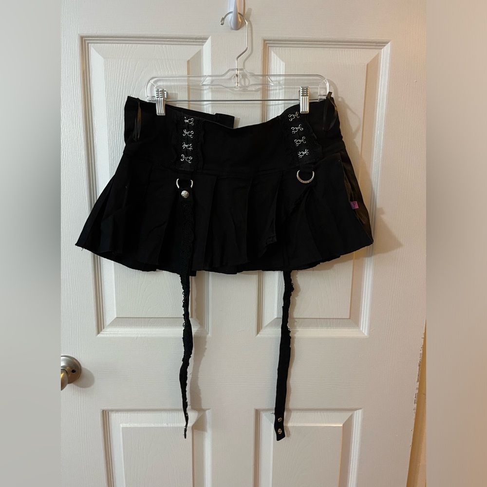 Goth mini skirt